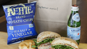 Big Bottom Market bag sandwich lunch